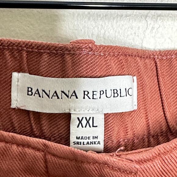 BANANA REPUBLIC 2025 Super-Soft Soma Mid-Rise Wide-Leg Pant Red Clay Sz XXL {R5} - Picture 6 of 8